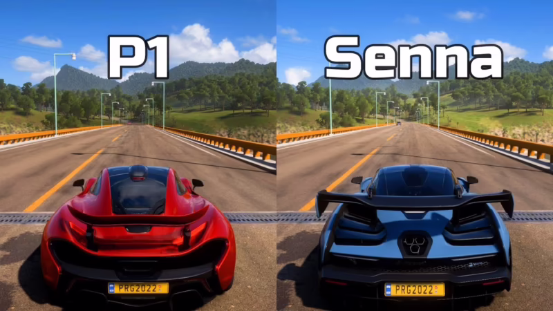 What is the top speed of the McLaren Senna in Forza 4?
