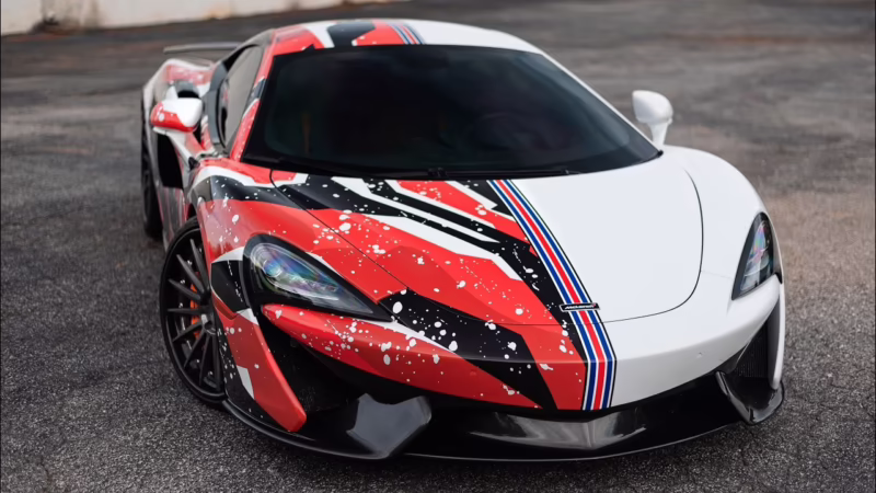 How much does it cost to wrap a McLaren?