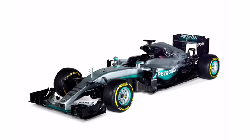 How much is the Mercedes Petronas F1 car worth?