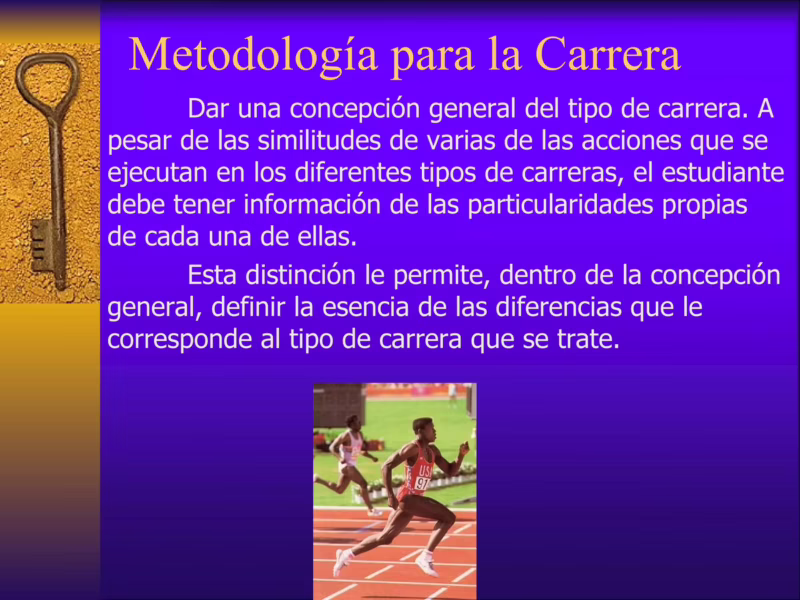 ¿Qué es la metodología de carrera?