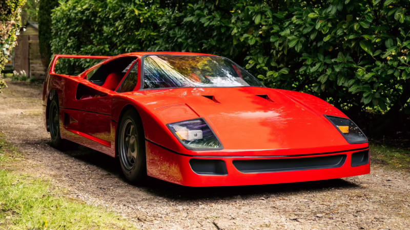 How much is a mint Ferrari F40?