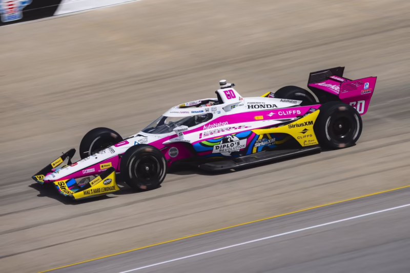 ¿Qué es la bandera blanca en Indycar?