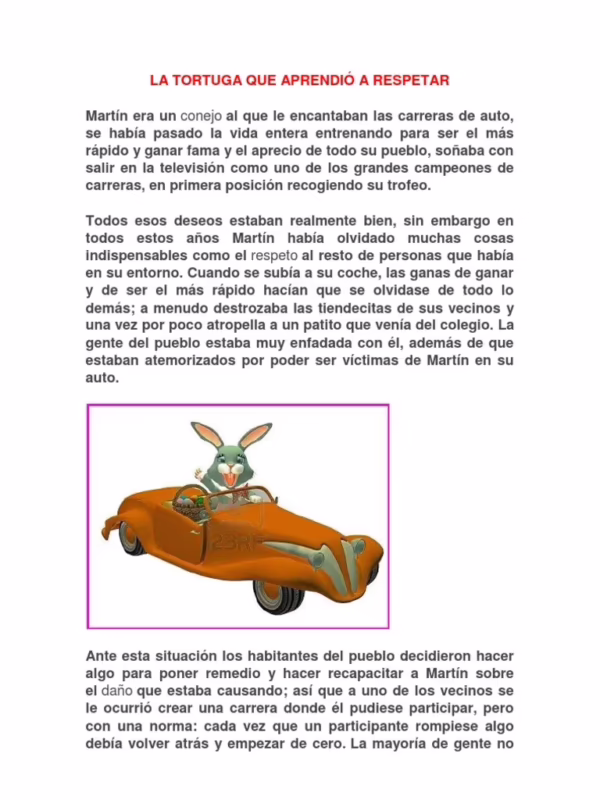 ¿Cuál es el mensaje de los coches?