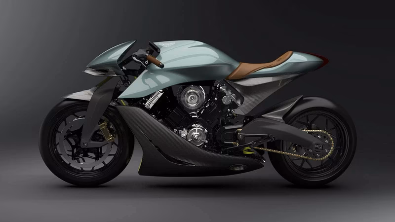 ¿Qué motor tiene la moto Aston Martin?