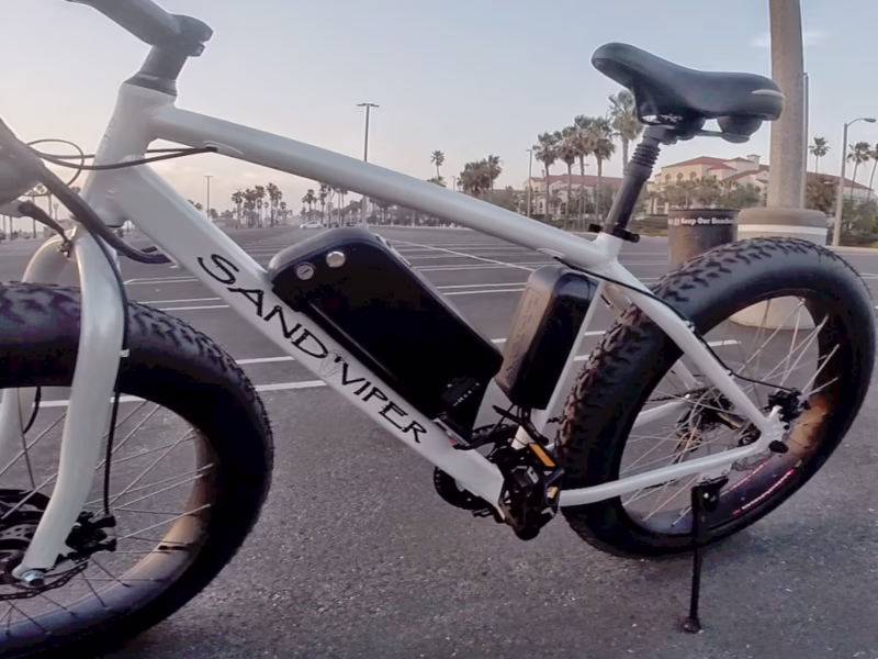 What is the best e-bike for riding on sand?