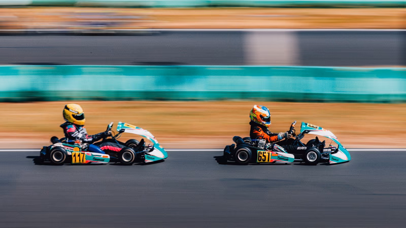 What fuel do racing karts use?