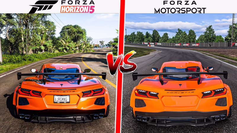 ¿Forza Motorsport es lo mismo que Forza Horizon 5?