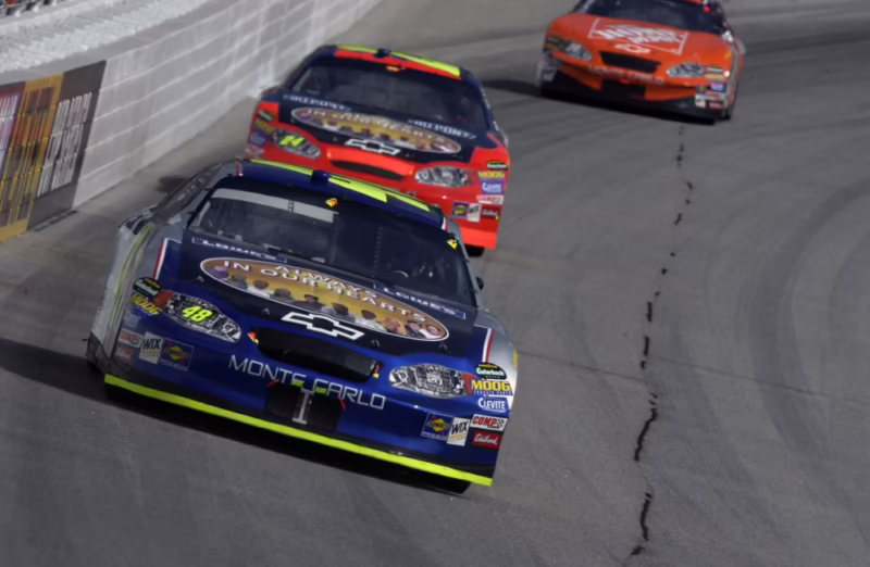 Did Jimmie Johnson win at Atlanta in 2004?