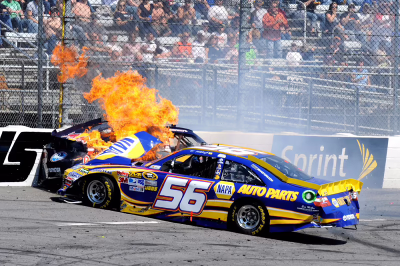 What was the biggest Nascar accident?
