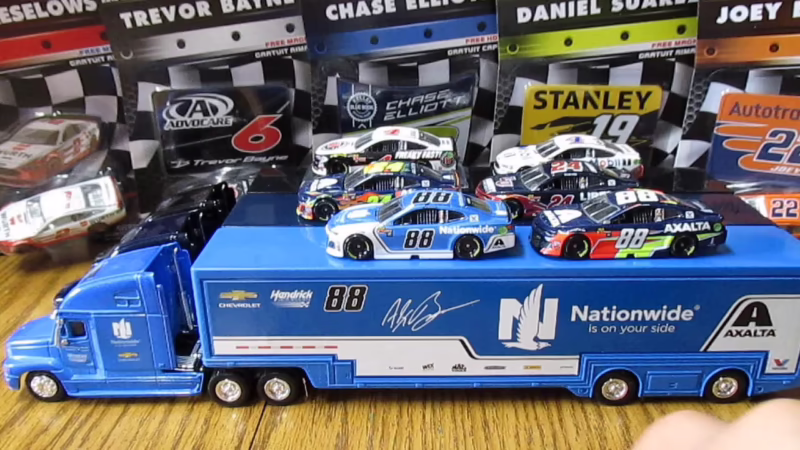 How much does a NASCAR car hauler cost?