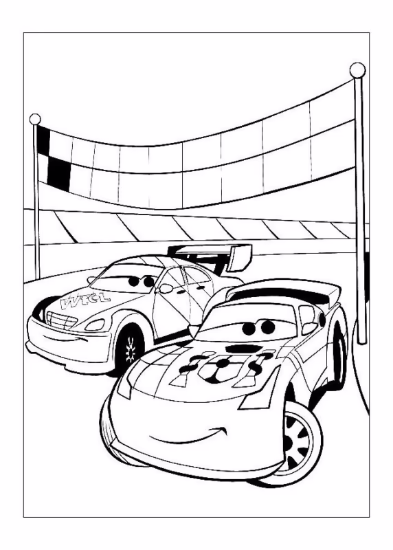 ¿Qué carro de NASCAR es el Rayo McQueen?