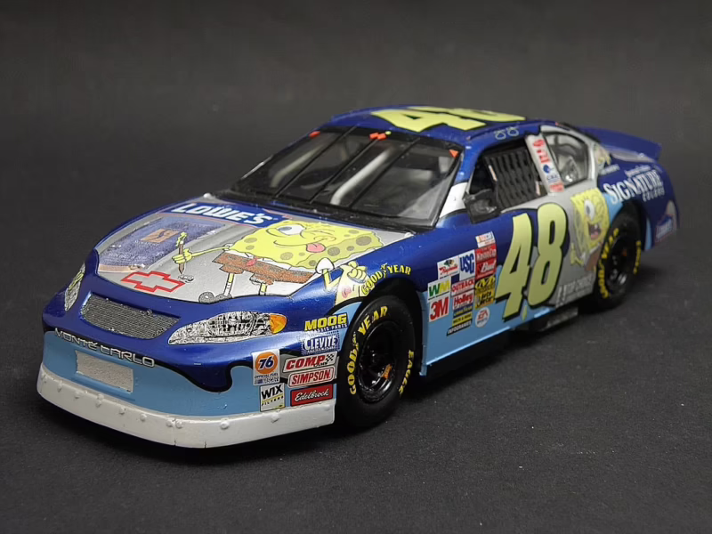 ¿Cuál fue la caricatura de Nascar a principios de la década del 2000?