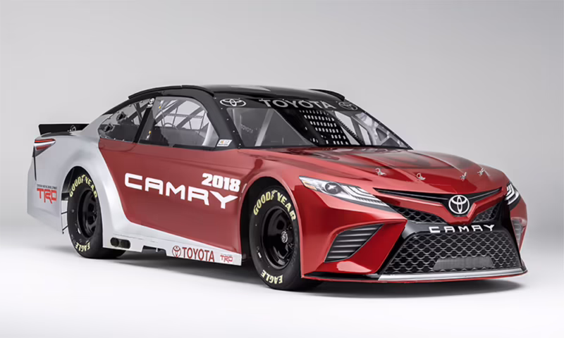 Who drives a Camry in NASCAR?