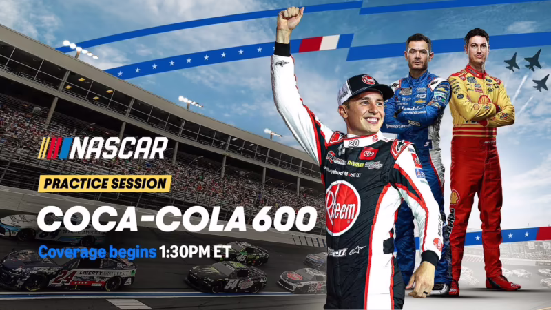 Where can I watch the 2025 NASCAR Coca-Cola 600?