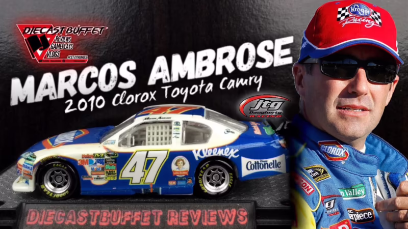 Why did Marcos Ambrose leave NASCAR?