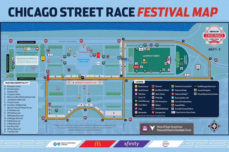 ¿Qué pista de NASCAR tiene la inclinación más pronunciada?