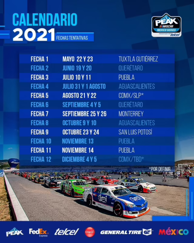 ¿Cuándo es NASCAR México 2025?