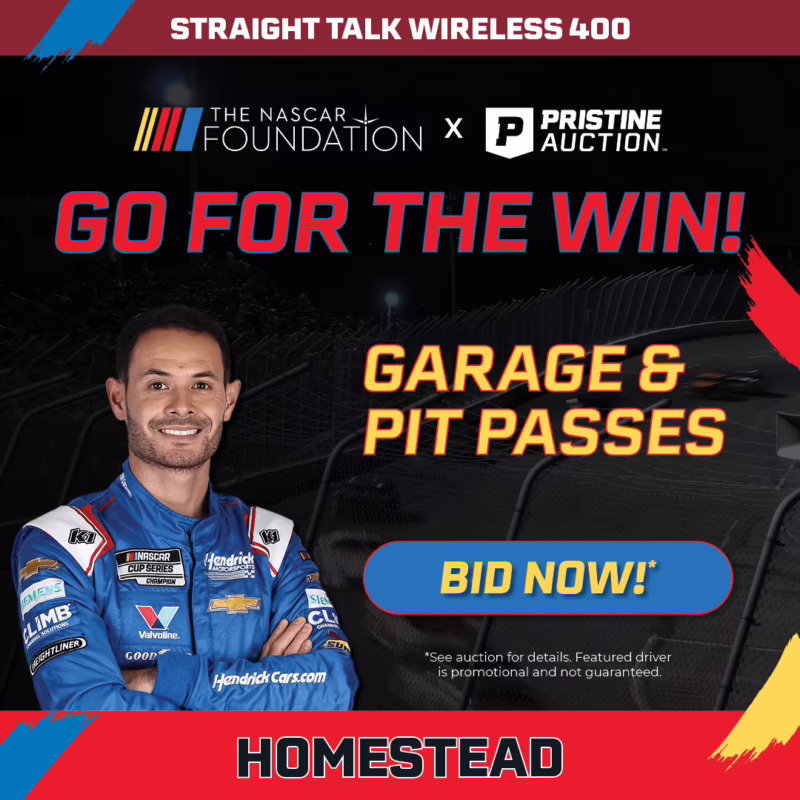 How to get NASCAR garage pass?