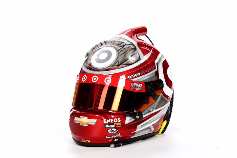 What type of helmets do NASCAR drivers wear?
