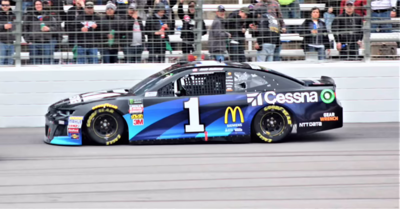 What NASCAR driver had to quit because of blood clots?