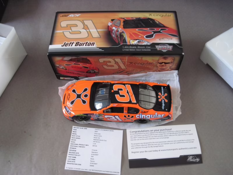 Is Ward Burton related to Jeff Burton?