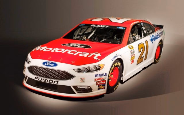 Who drives the Motorcraft NASCAR?