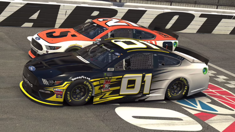 What engine is in the NASCAR Mustang?