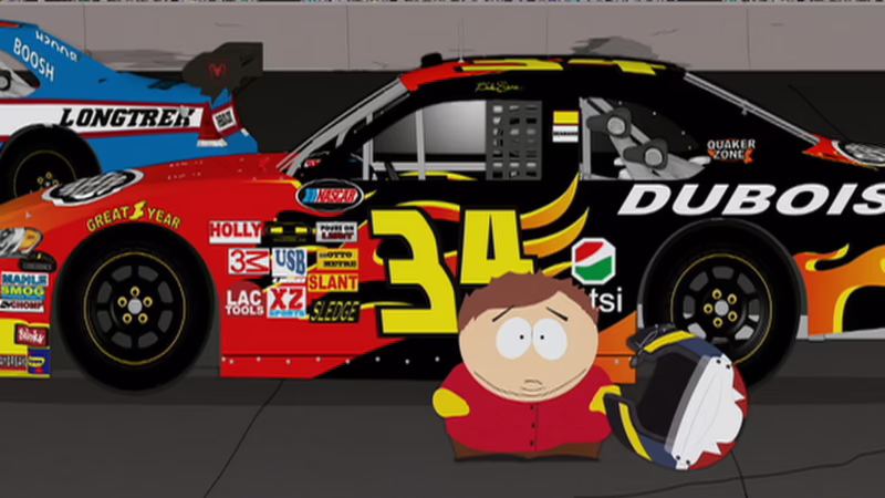 ¿Qué episodio de Southpark es NASCAR?