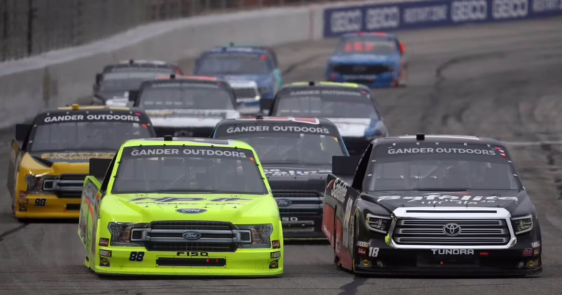 Who won the NASCAR truck race today in Atlanta?