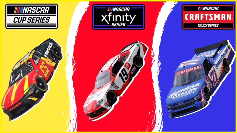 What is the difference between Xfinity and NASCAR cars?