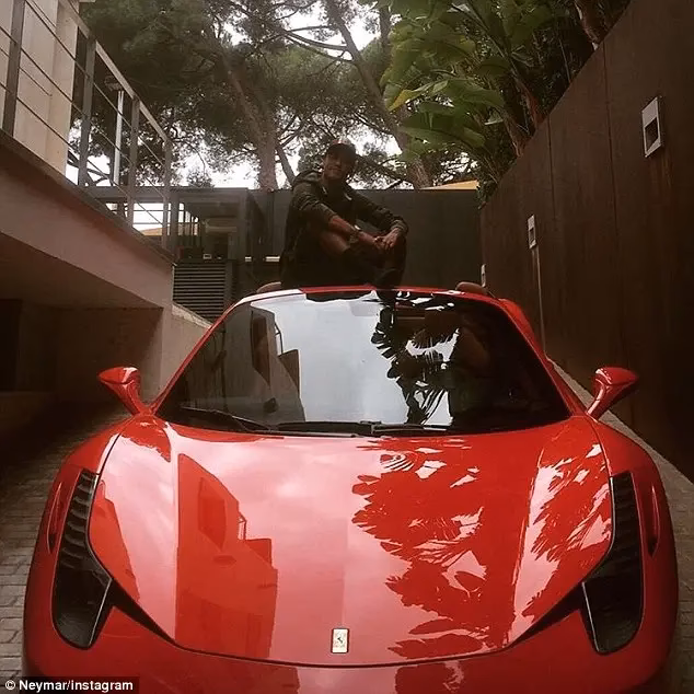 Did Neymar buy a new Ferrari SUV?