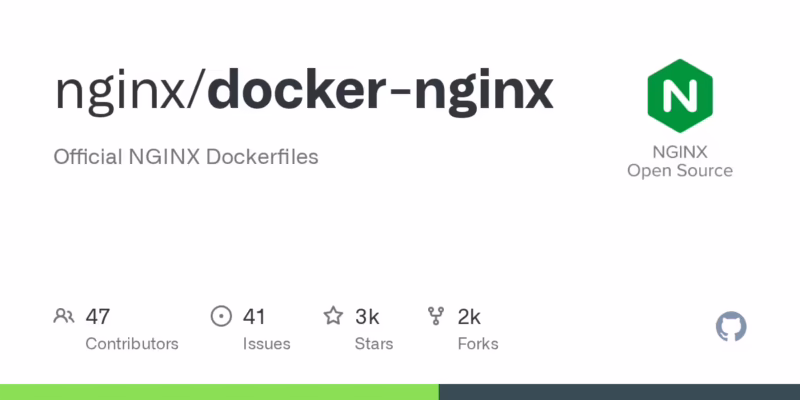 Can I run nginx on Docker?