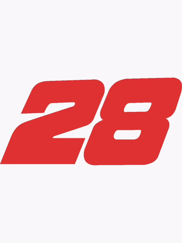 ¿Quién es el número 28 en Nascar?