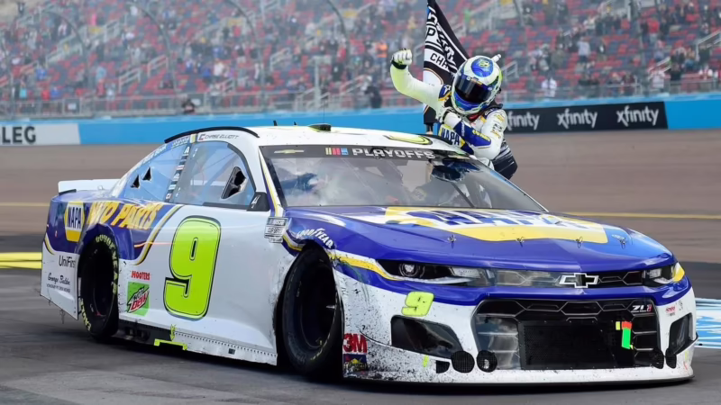 ¿Quién es el número 9 en Nascar 2025?