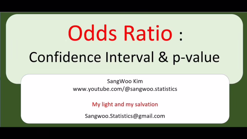What is the p value in the odds ratio?