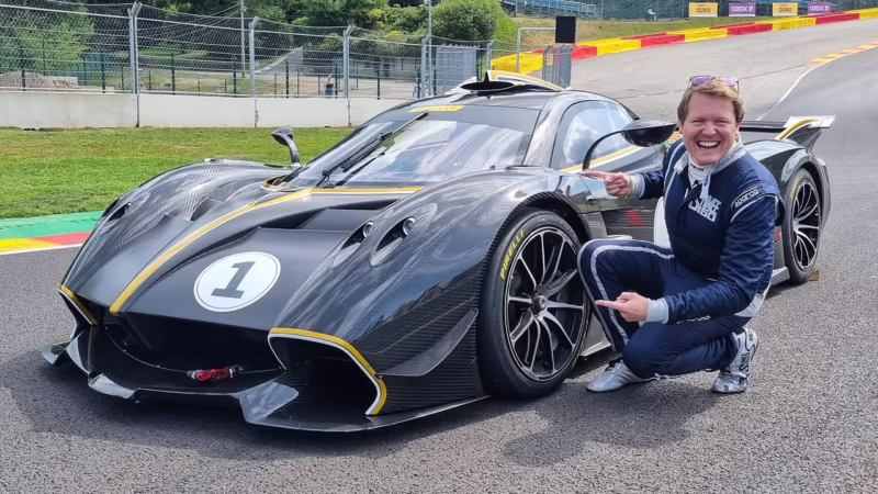 How much does a Pagani race car cost?