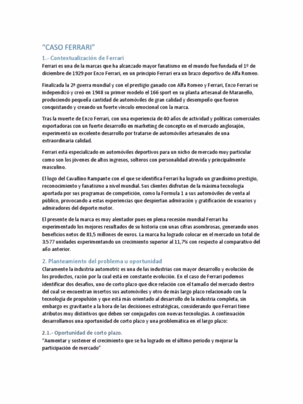¿Qué es la ley de Ferrari?