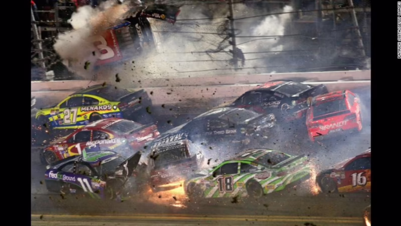 ¿En qué carrera de NASCAR hay más accidentes?