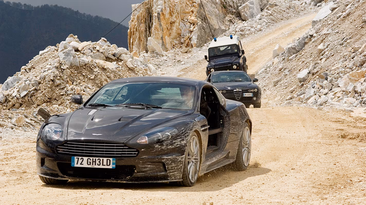 Which Aston Martin was in Quantum of Solace?
