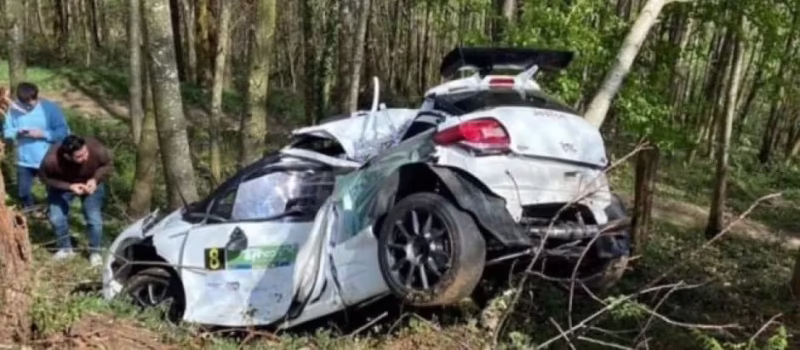 ¿Quién era el copiloto fallecido en el rally?