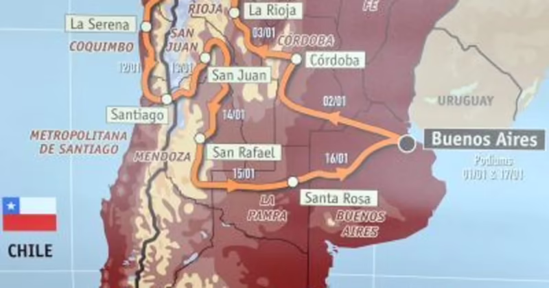 ¿Dónde fue el Dakar 2010?