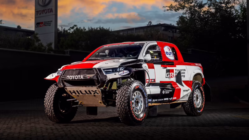 How much horsepower does the Hilux Dakar have?