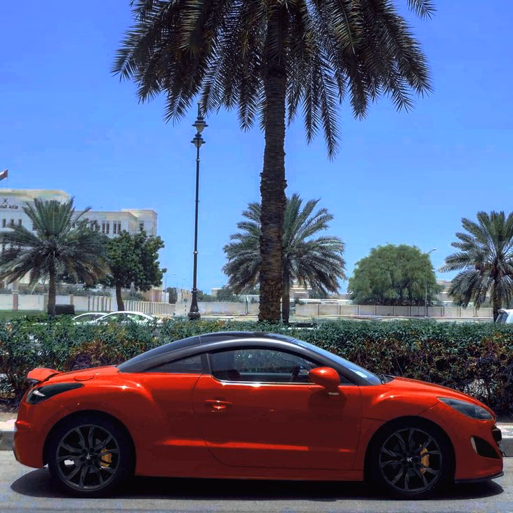 How much horsepower does the RCZ have?