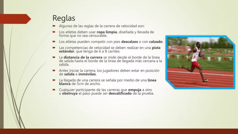 ¿Cuáles son las 5 reglas básicas del atletismo?