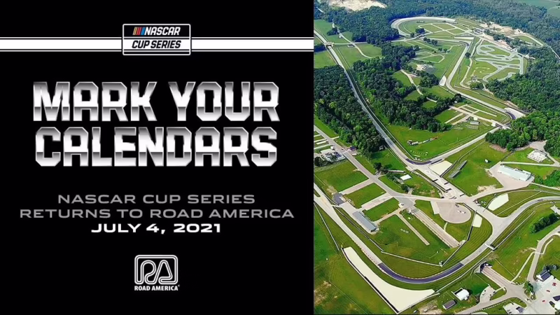 Is NASCAR racing at Road America in 2025?