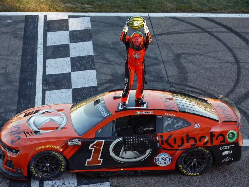 Who is Ross Chastain driving for in 2025?