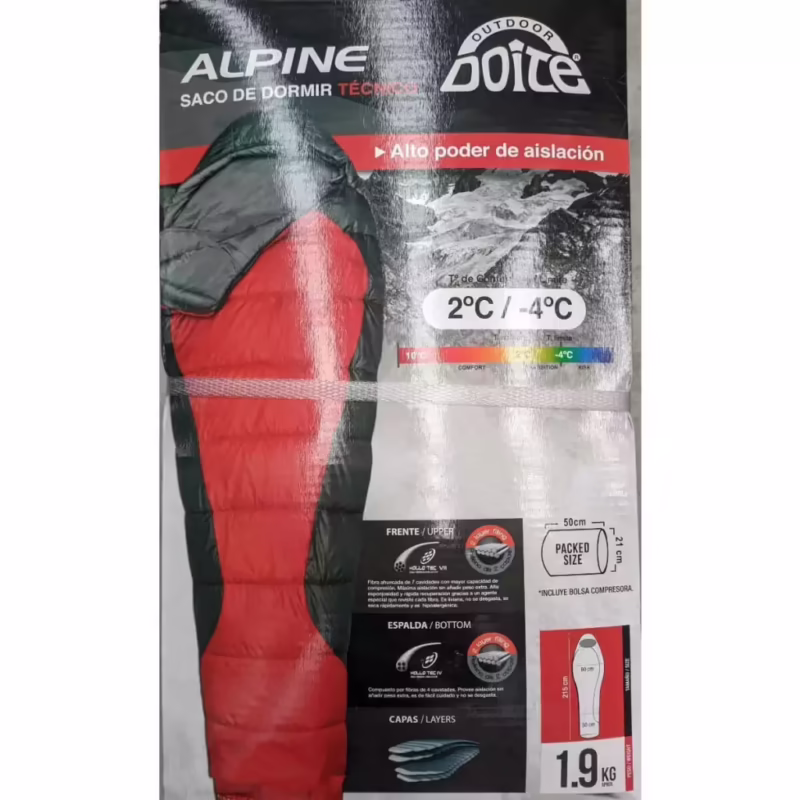 ¿Qué tipo de saco de dormir aguanta temperaturas más bajas?