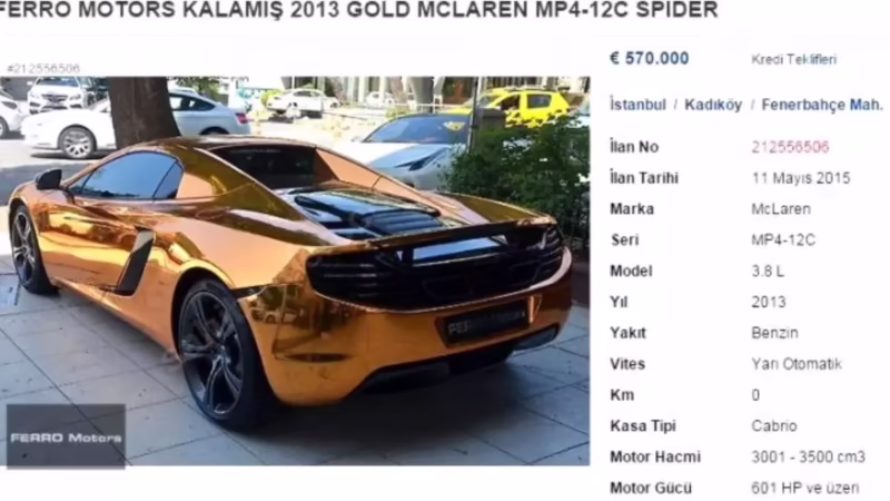 McLaren 720s ne kadar?