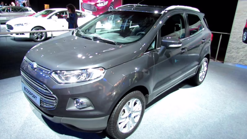 What is the mileage of Ford EcoSport Titanium 2013?