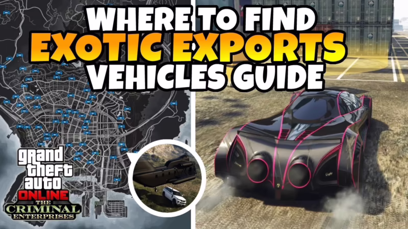 Where to find special cars in GTA 5 story mode?